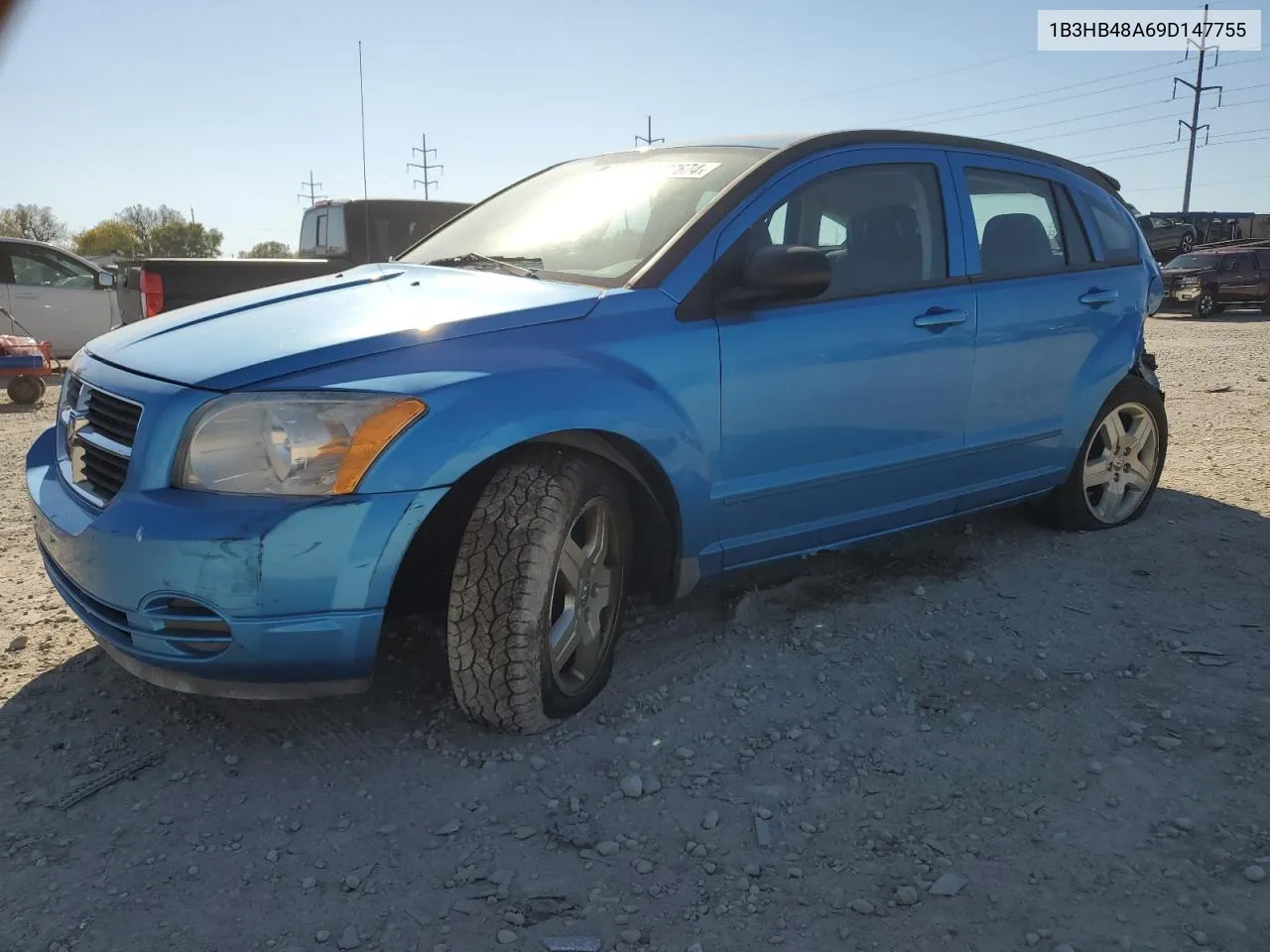 2009 Dodge Caliber Sxt VIN: 1B3HB48A69D147755 Lot: 76407674