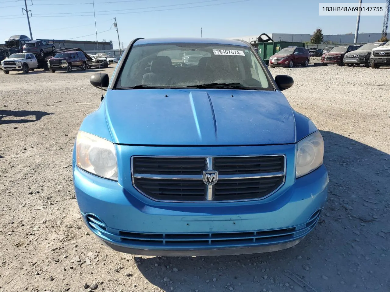 2009 Dodge Caliber Sxt VIN: 1B3HB48A69D147755 Lot: 76407674