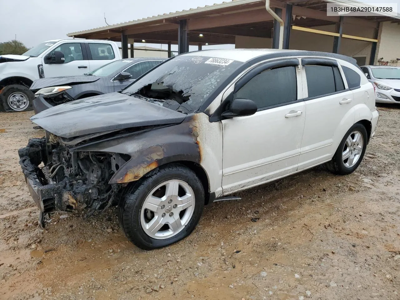 2009 Dodge Caliber Sxt VIN: 1B3HB48A29D147588 Lot: 78863234