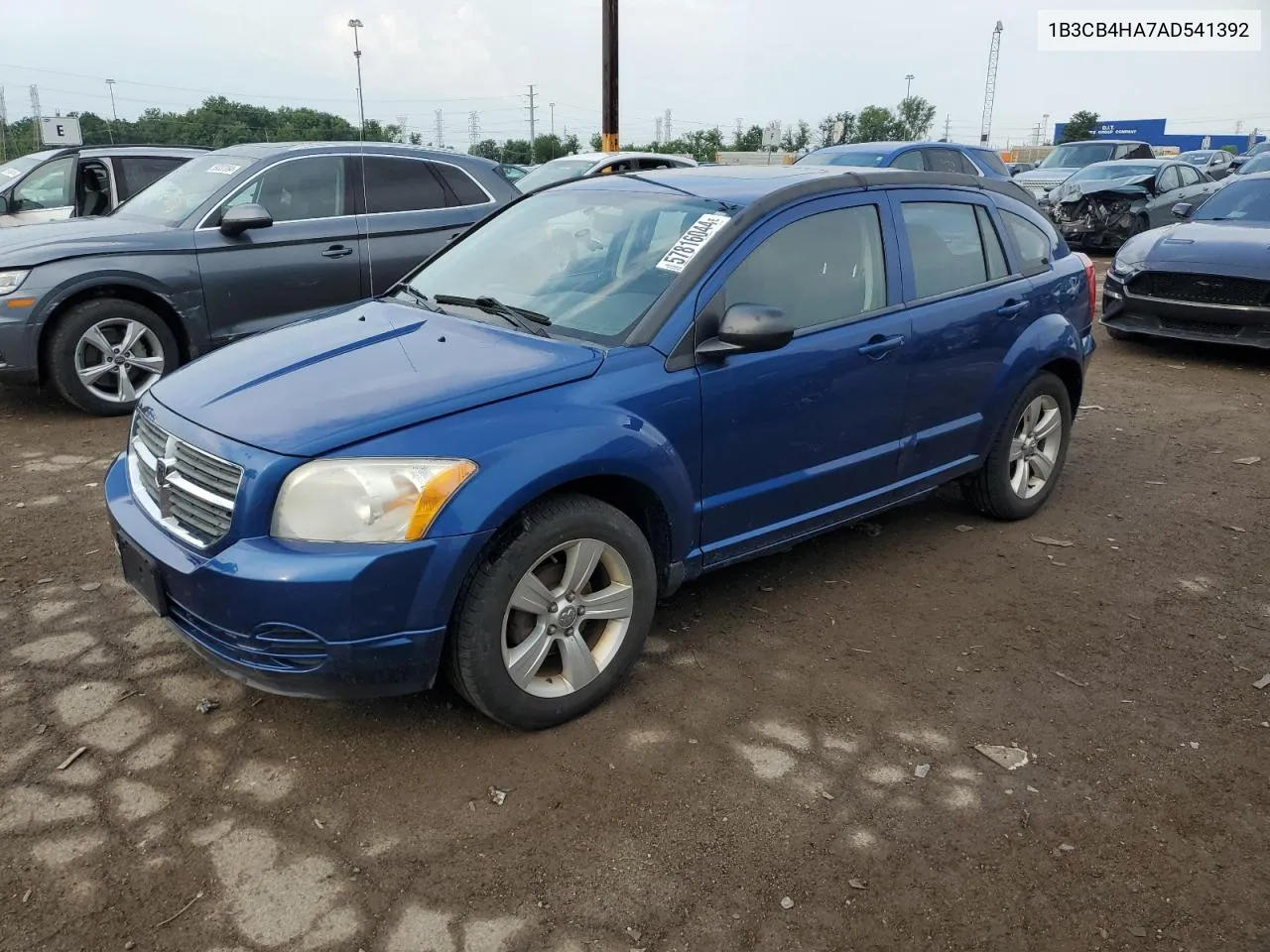 2010 Dodge Caliber Sxt VIN: 1B3CB4HA7AD541392 Lot: 57816044