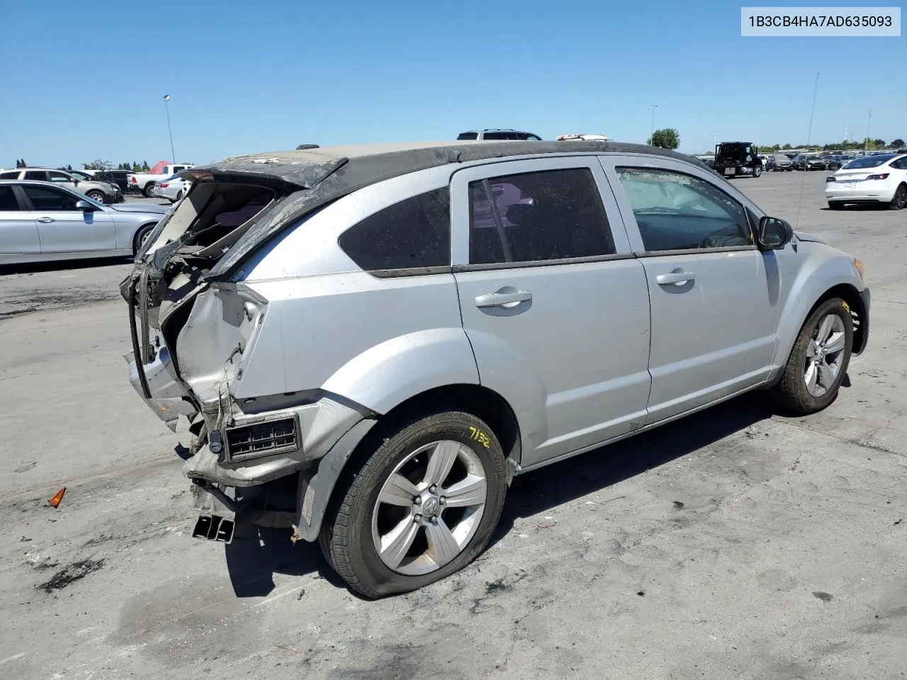 2010 Dodge Caliber Sxt VIN: 1B3CB4HA7AD635093 Lot: 67581024