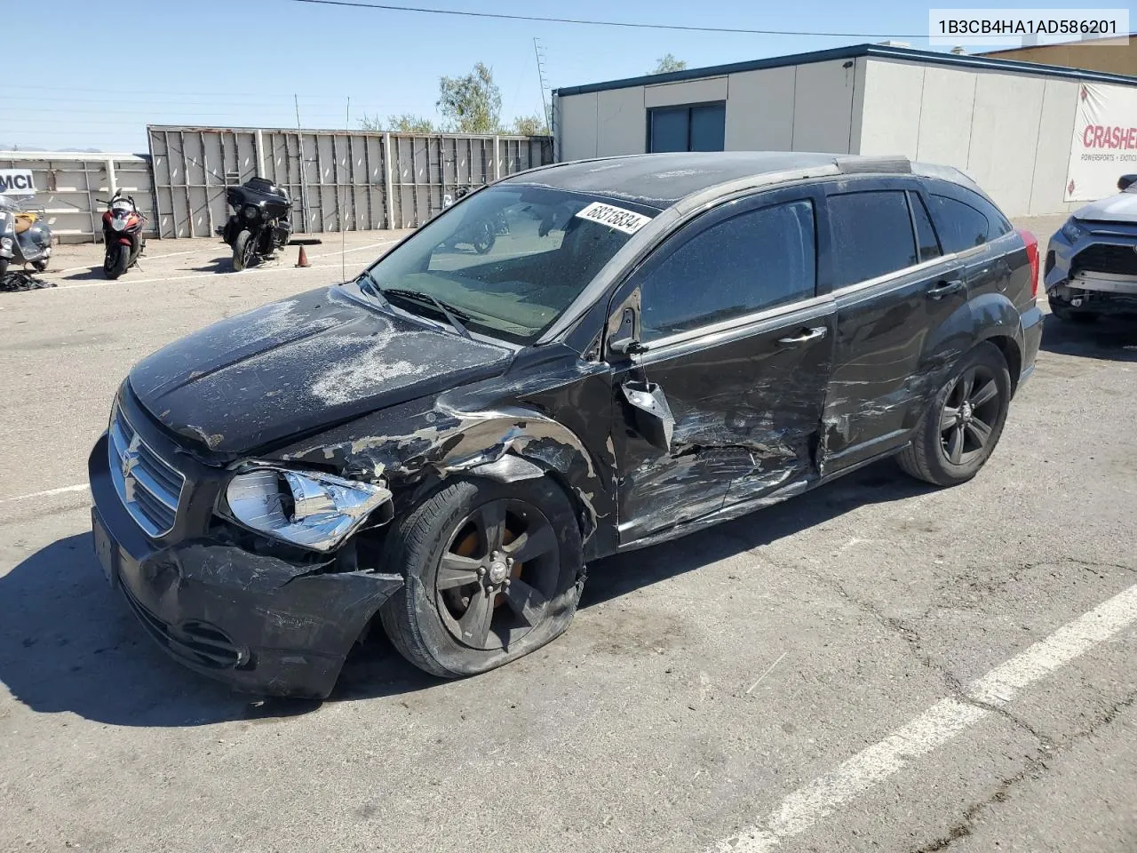 2010 Dodge Caliber Sxt VIN: 1B3CB4HA1AD586201 Lot: 68315834