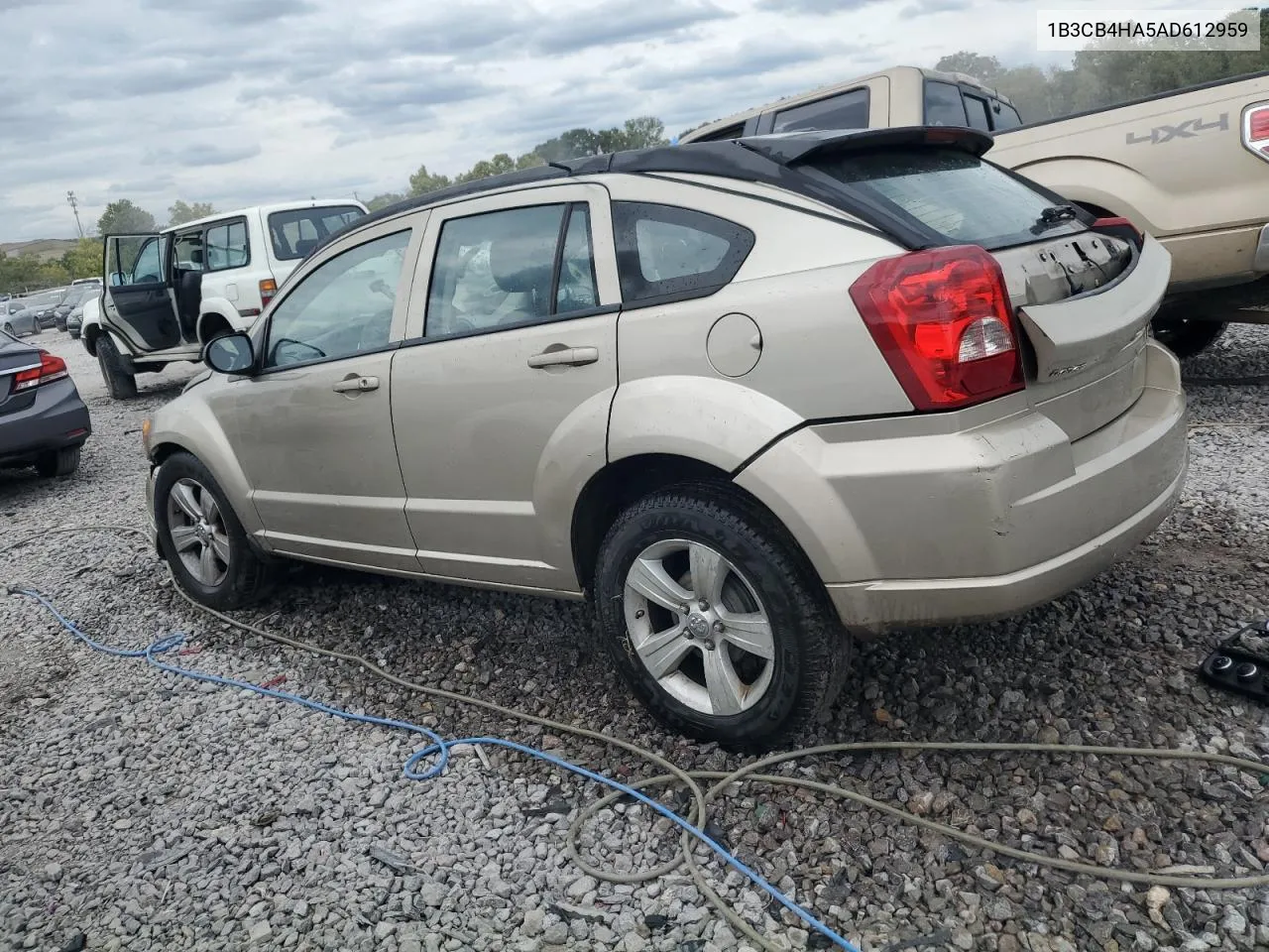 2010 Dodge Caliber Sxt VIN: 1B3CB4HA5AD612959 Lot: 70908644