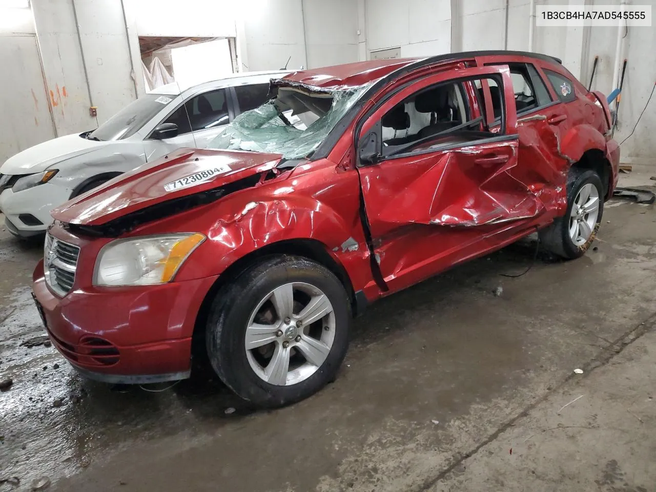 2010 Dodge Caliber Sxt VIN: 1B3CB4HA7AD545555 Lot: 71230804