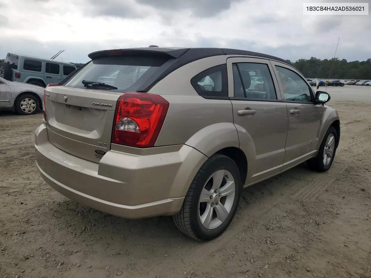 2010 Dodge Caliber Sxt VIN: 1B3CB4HA2AD536021 Lot: 72540154