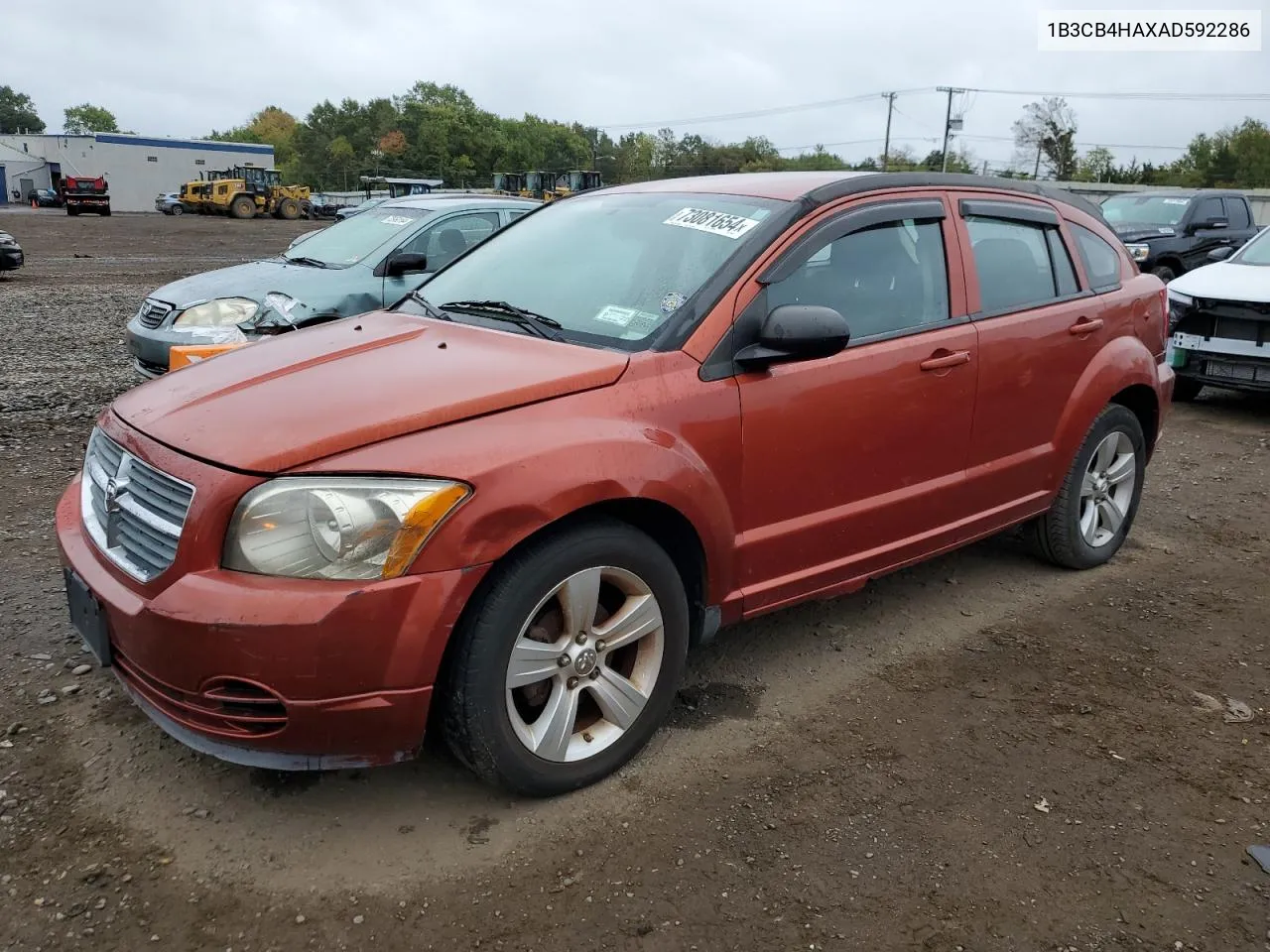 2010 Dodge Caliber Sxt VIN: 1B3CB4HAXAD592286 Lot: 73081654