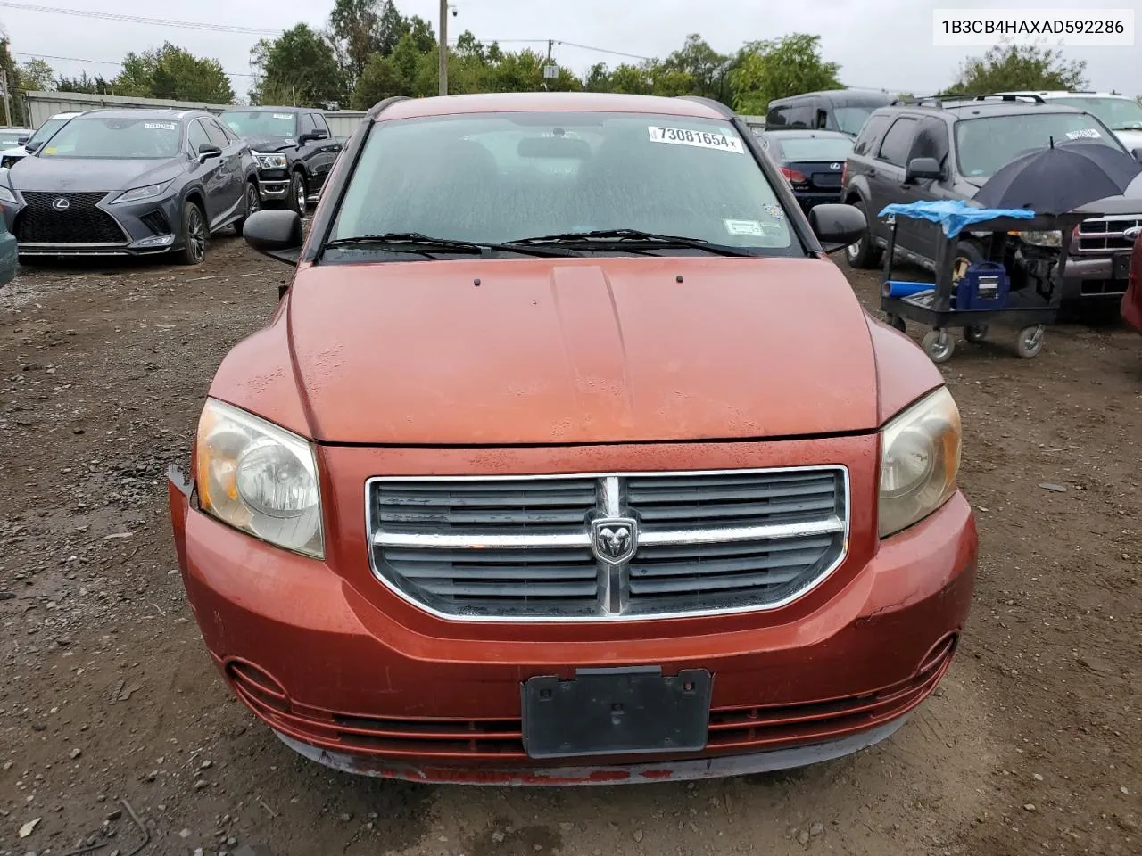 2010 Dodge Caliber Sxt VIN: 1B3CB4HAXAD592286 Lot: 73081654