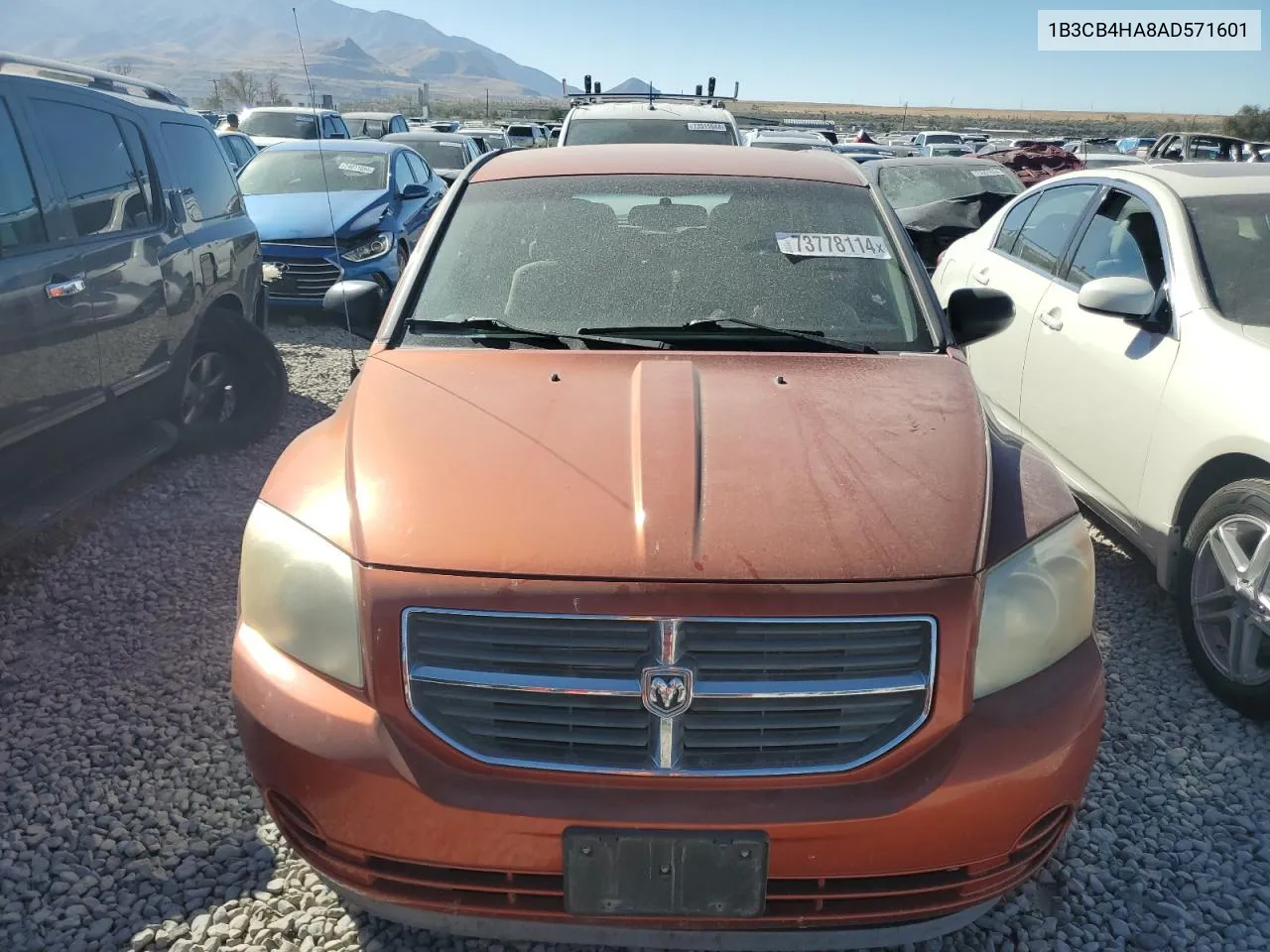 2010 Dodge Caliber Sxt VIN: 1B3CB4HA8AD571601 Lot: 73778114