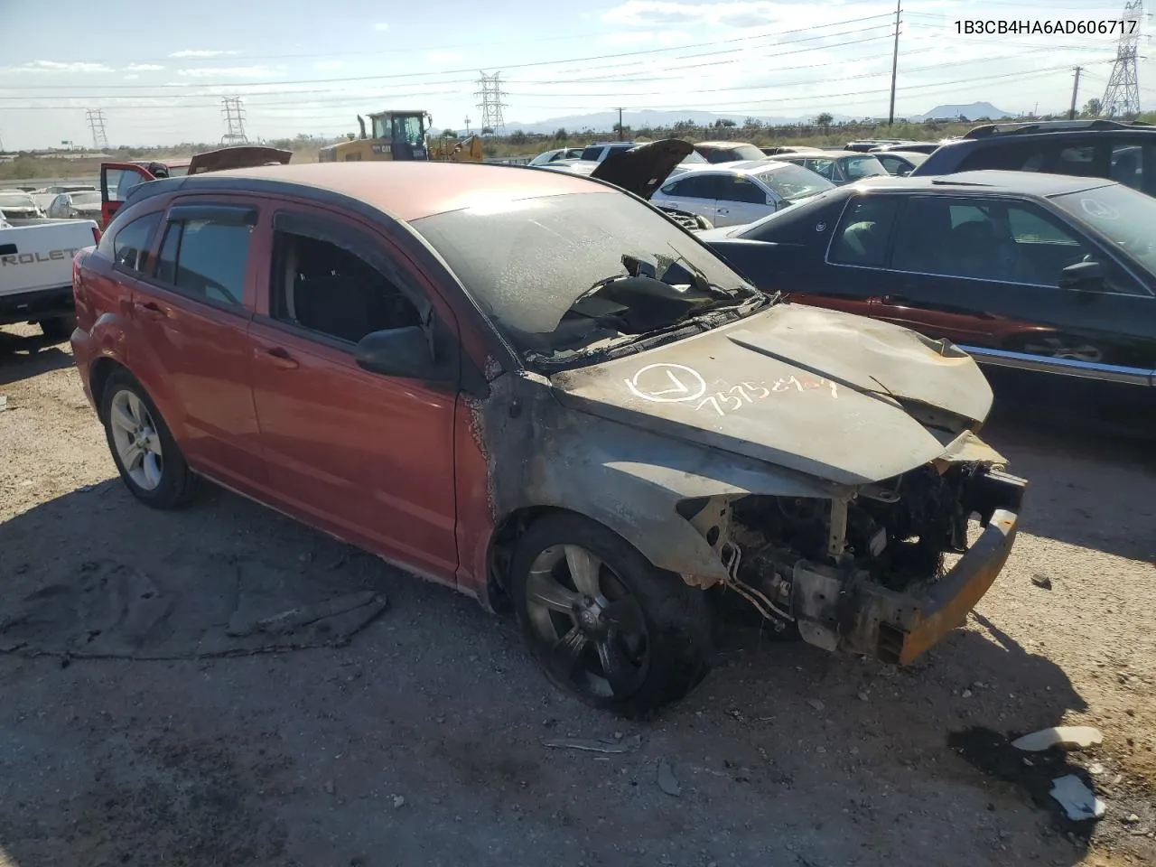 2010 Dodge Caliber Sxt VIN: 1B3CB4HA6AD606717 Lot: 75752484