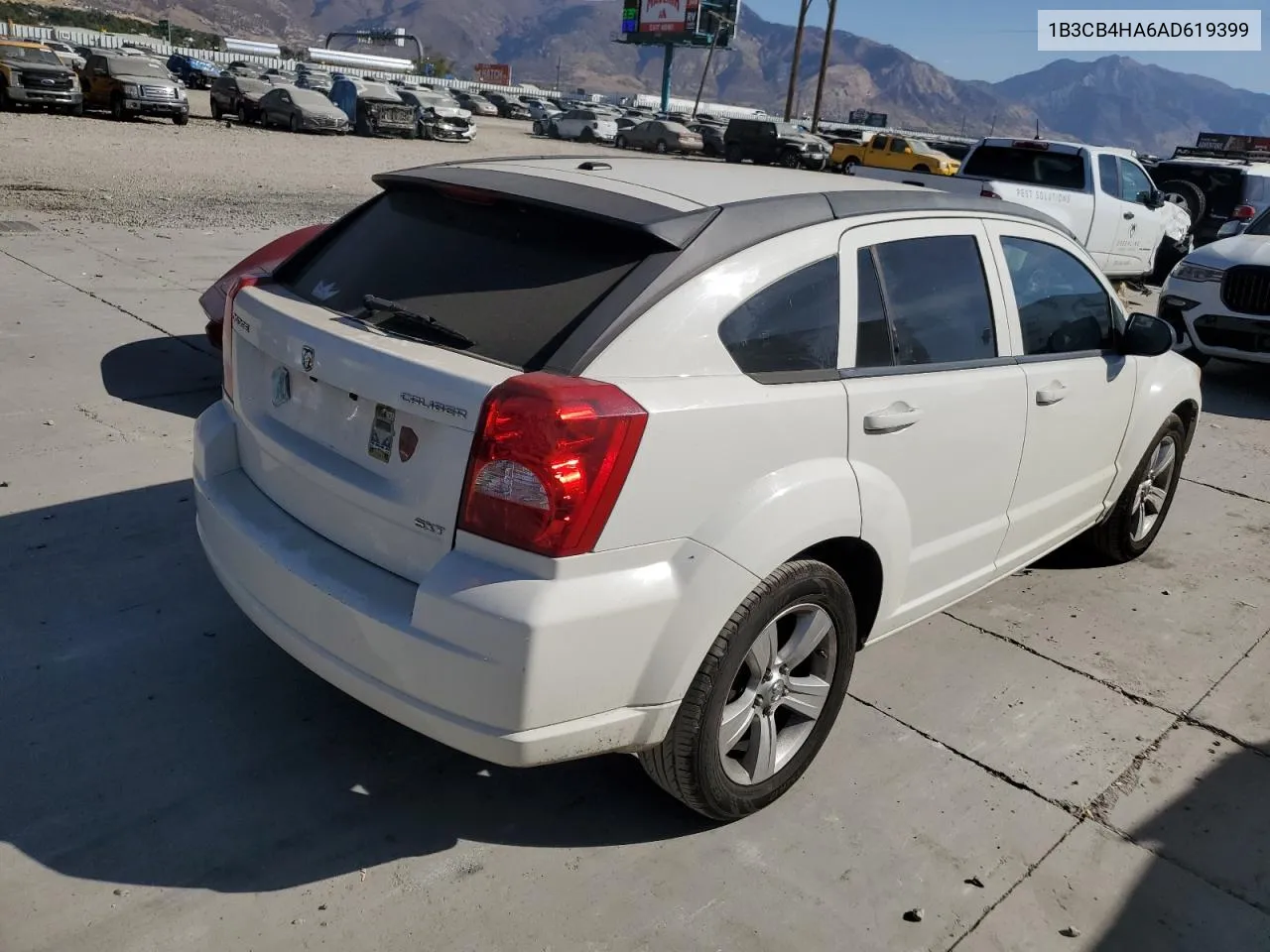 2010 Dodge Caliber Sxt VIN: 1B3CB4HA6AD619399 Lot: 75840734