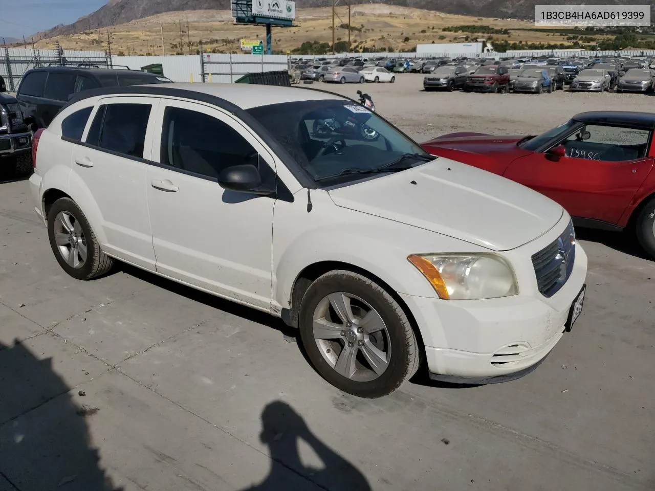 2010 Dodge Caliber Sxt VIN: 1B3CB4HA6AD619399 Lot: 75840734