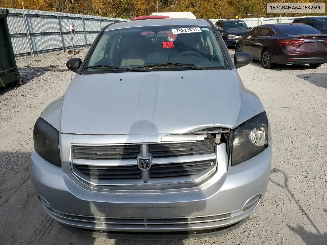 2010 Dodge Caliber Sxt VIN: 1B3CB4HA6AD632590 Lot: 75929634