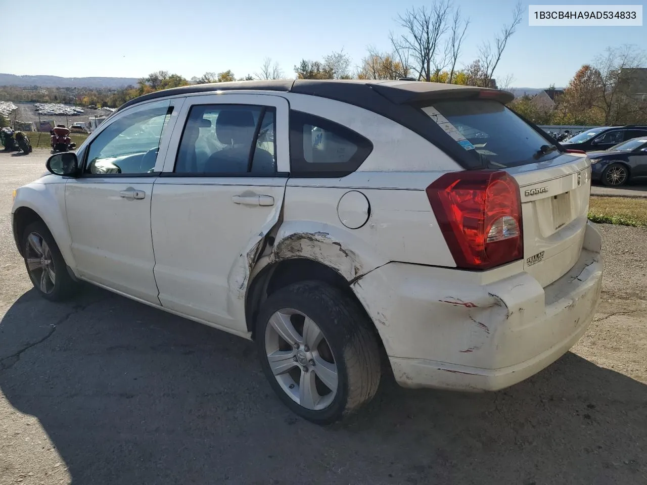 2010 Dodge Caliber Sxt VIN: 1B3CB4HA9AD534833 Lot: 76404724