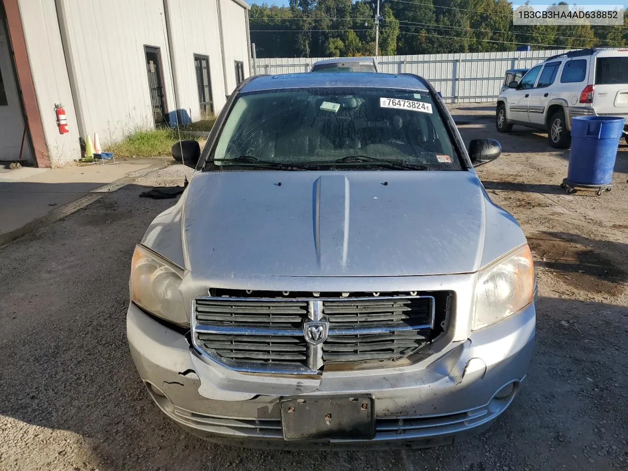 2010 Dodge Caliber Mainstreet VIN: 1B3CB3HA4AD638852 Lot: 76473824