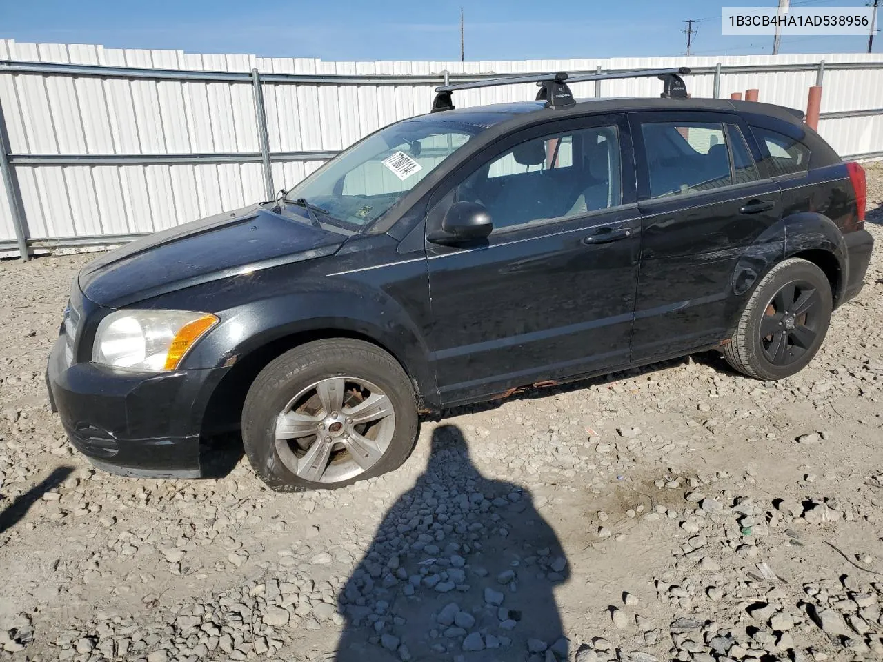 2010 Dodge Caliber Sxt VIN: 1B3CB4HA1AD538956 Lot: 77180114