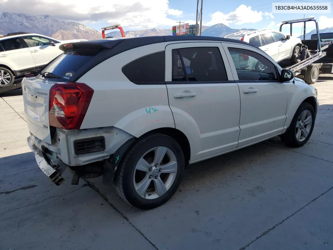 2010 Dodge Caliber Sxt VIN: 1B3CB4HA3AD635558 Lot: 78281924