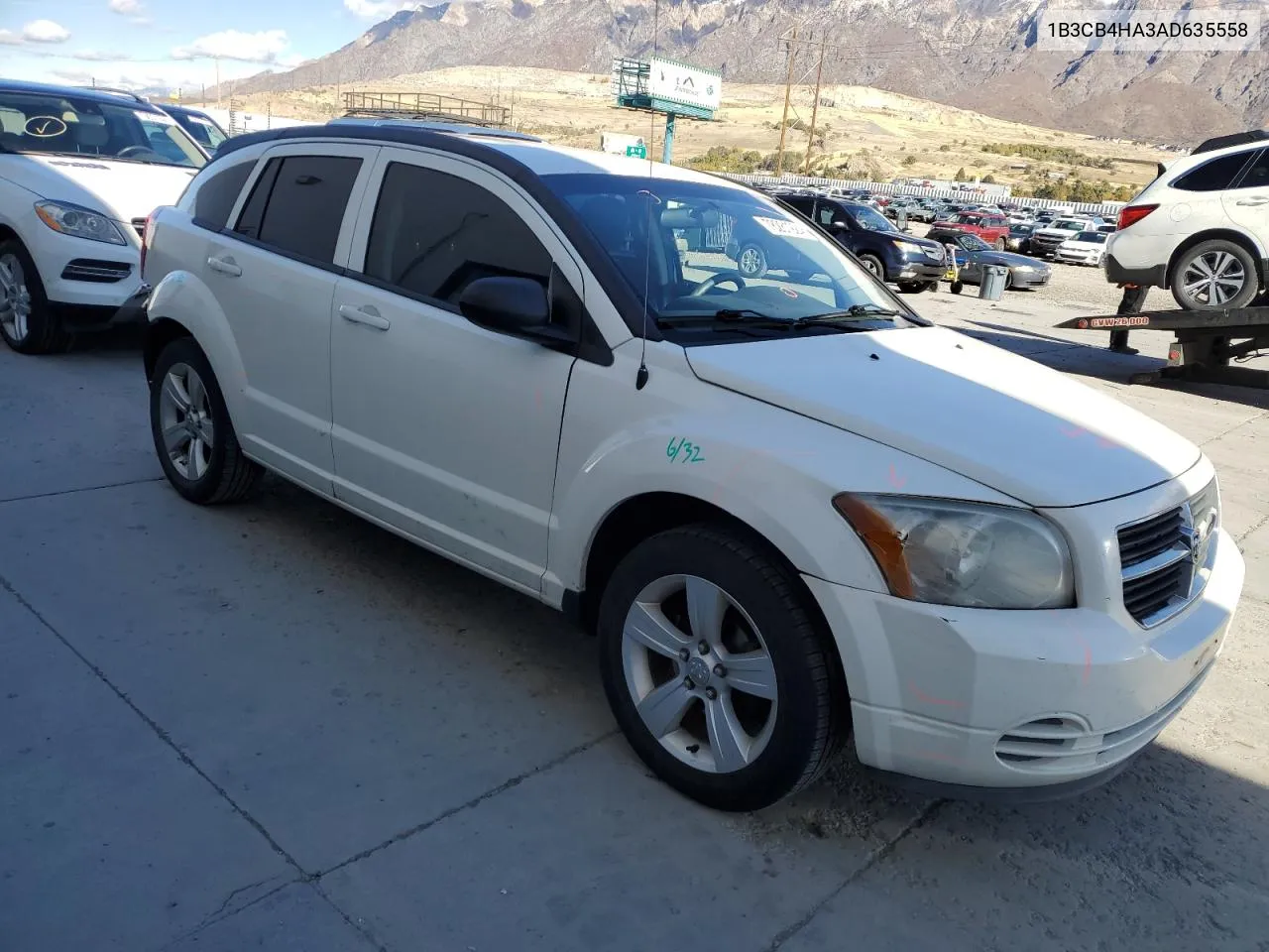 2010 Dodge Caliber Sxt VIN: 1B3CB4HA3AD635558 Lot: 78281924