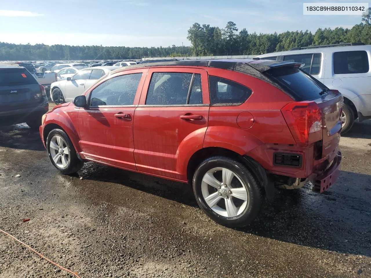 2011 Dodge Caliber Uptown VIN: 1B3CB9HB8BD110342 Lot: 69248824