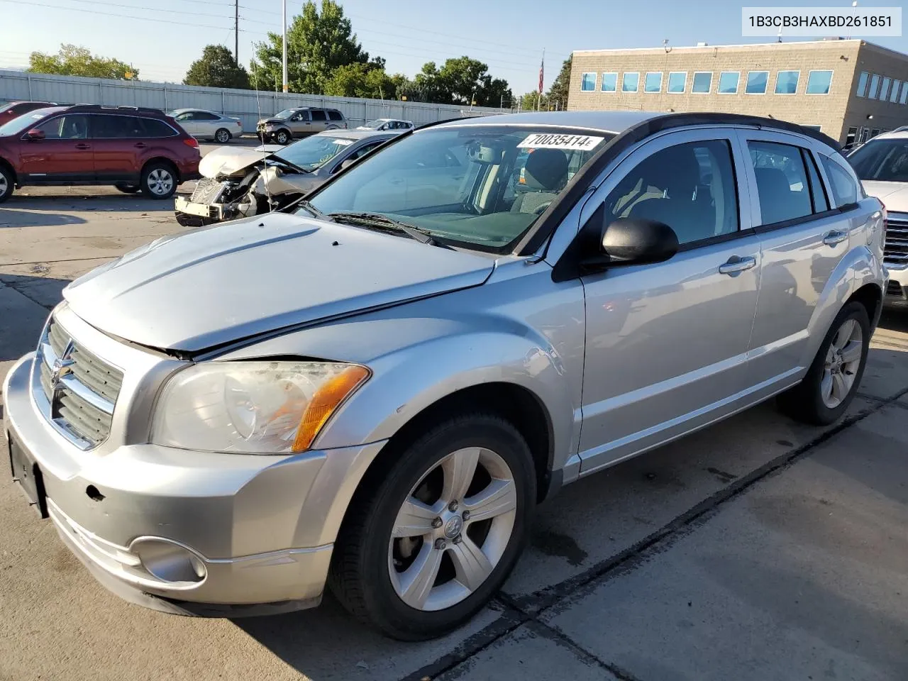 2011 Dodge Caliber Mainstreet VIN: 1B3CB3HAXBD261851 Lot: 70035414