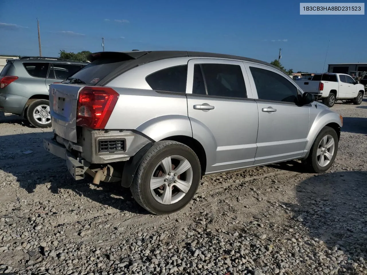 1B3CB3HA8BD231523 2011 Dodge Caliber Mainstreet