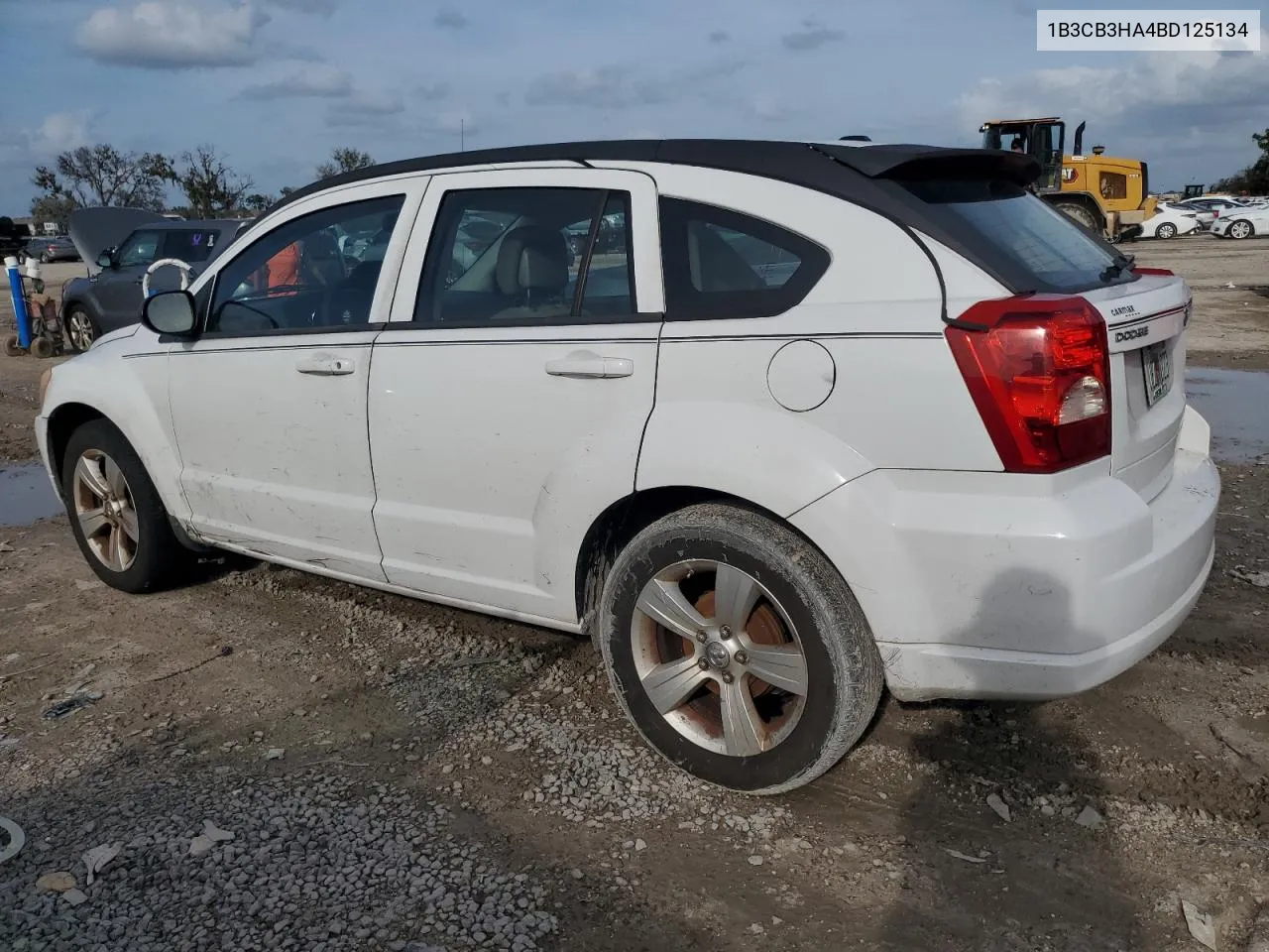 2011 Dodge Caliber Mainstreet VIN: 1B3CB3HA4BD125134 Lot: 73655054