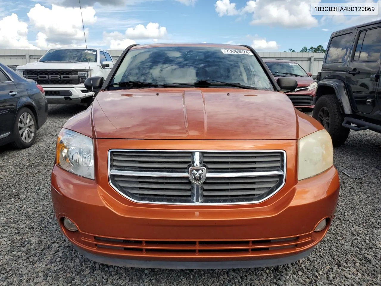 2011 Dodge Caliber Mainstreet VIN: 1B3CB3HA4BD120869 Lot: 73886924