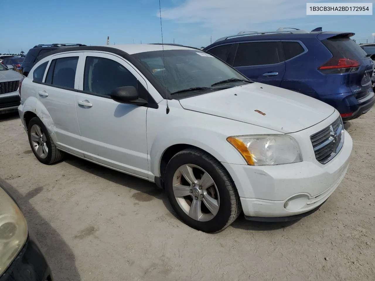 2011 Dodge Caliber Mainstreet VIN: 1B3CB3HA2BD172954 Lot: 74735674