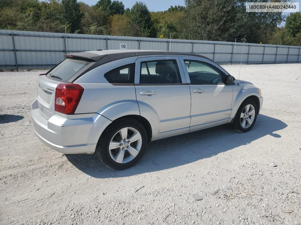 2011 Dodge Caliber Mainstreet VIN: 1B3CB3HA4BD242440 Lot: 75231664