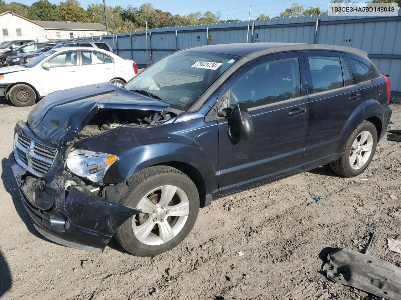 2011 Dodge Caliber Mainstreet VIN: 1B3CB3HA5BD148048 Lot: 75441734