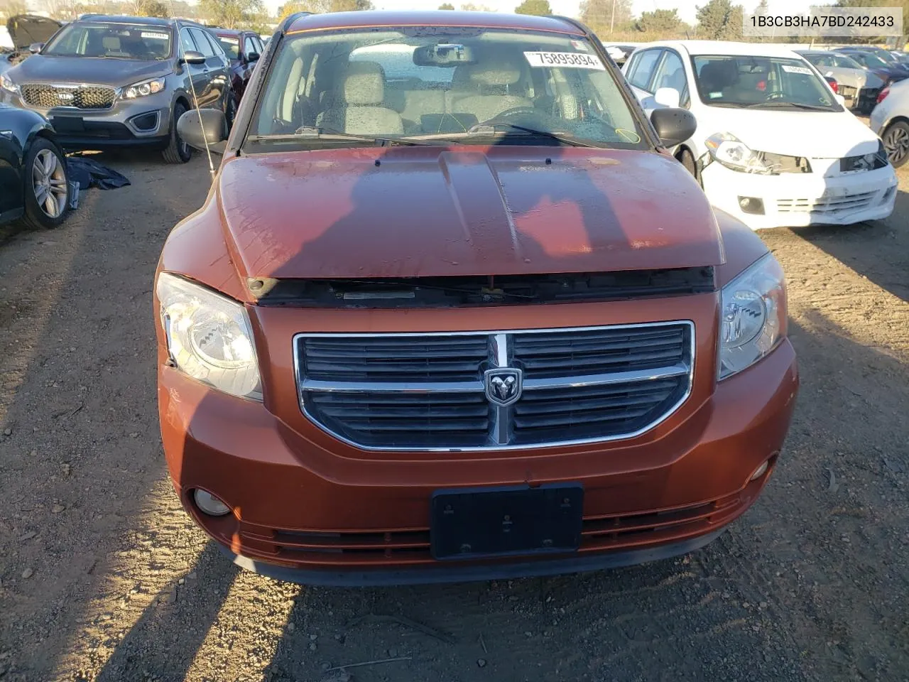 2011 Dodge Caliber Mainstreet VIN: 1B3CB3HA7BD242433 Lot: 75895894