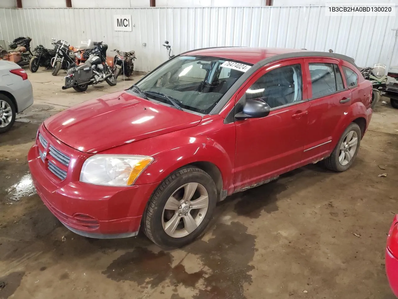 2011 Dodge Caliber Se VIN: 1B3CB2HA0BD130020 Lot: 76474024