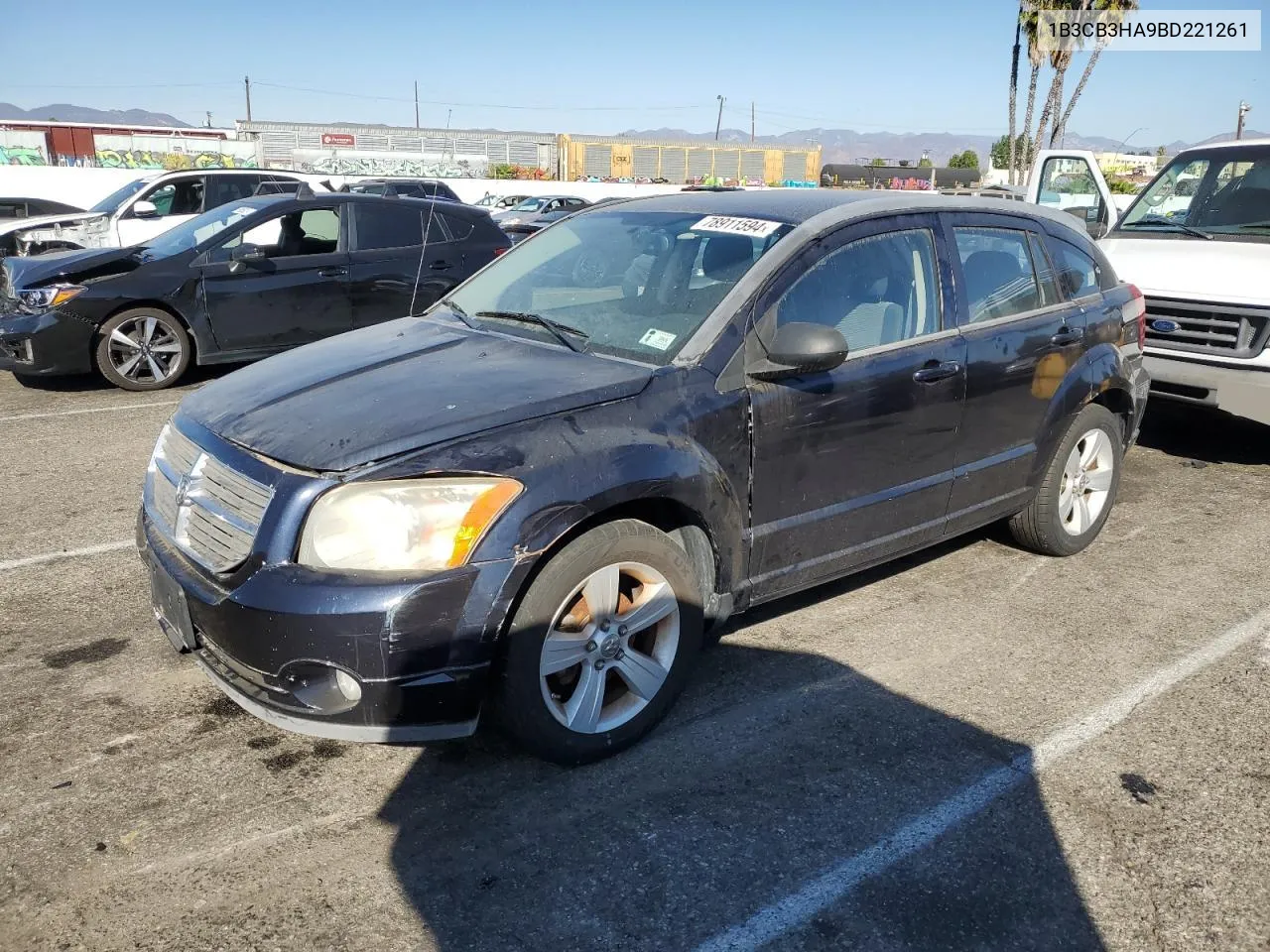 2011 Dodge Caliber Mainstreet VIN: 1B3CB3HA9BD221261 Lot: 78911594