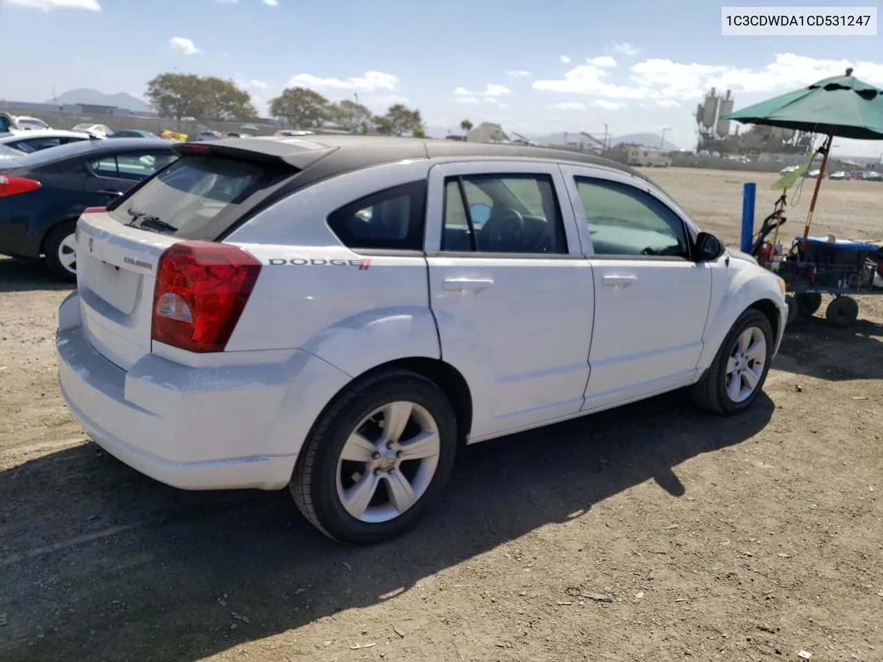 2012 Dodge Caliber Sxt VIN: 1C3CDWDA1CD531247 Lot: 47785194