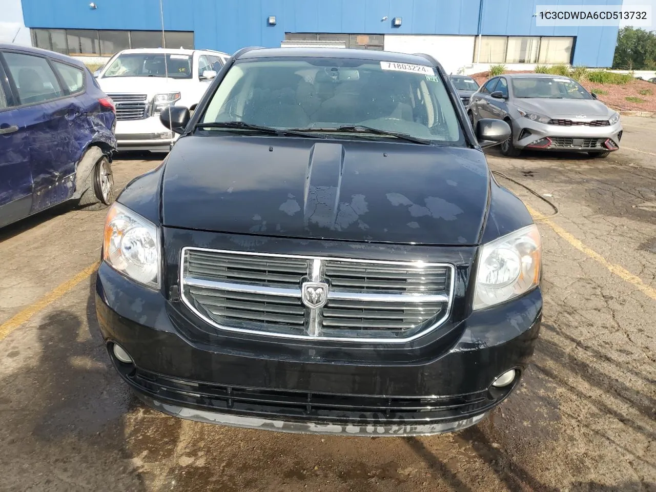 2012 Dodge Caliber Sxt VIN: 1C3CDWDA6CD513732 Lot: 71803224