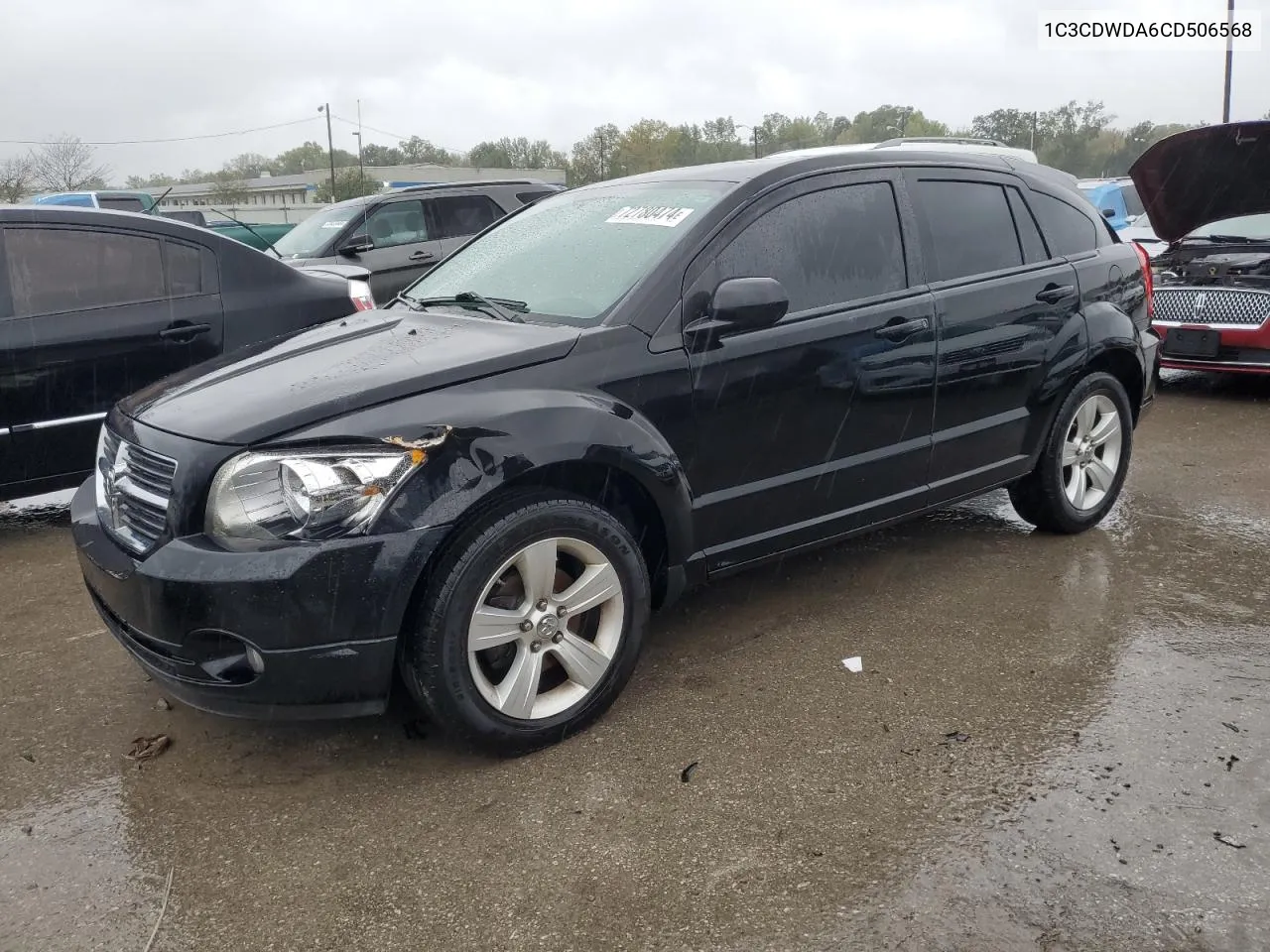 2012 Dodge Caliber Sxt VIN: 1C3CDWDA6CD506568 Lot: 72780474