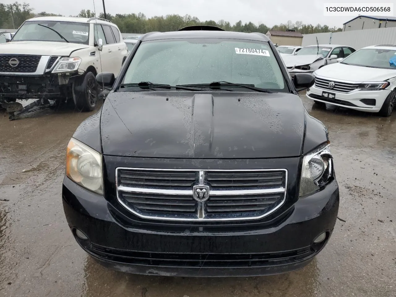 2012 Dodge Caliber Sxt VIN: 1C3CDWDA6CD506568 Lot: 72780474