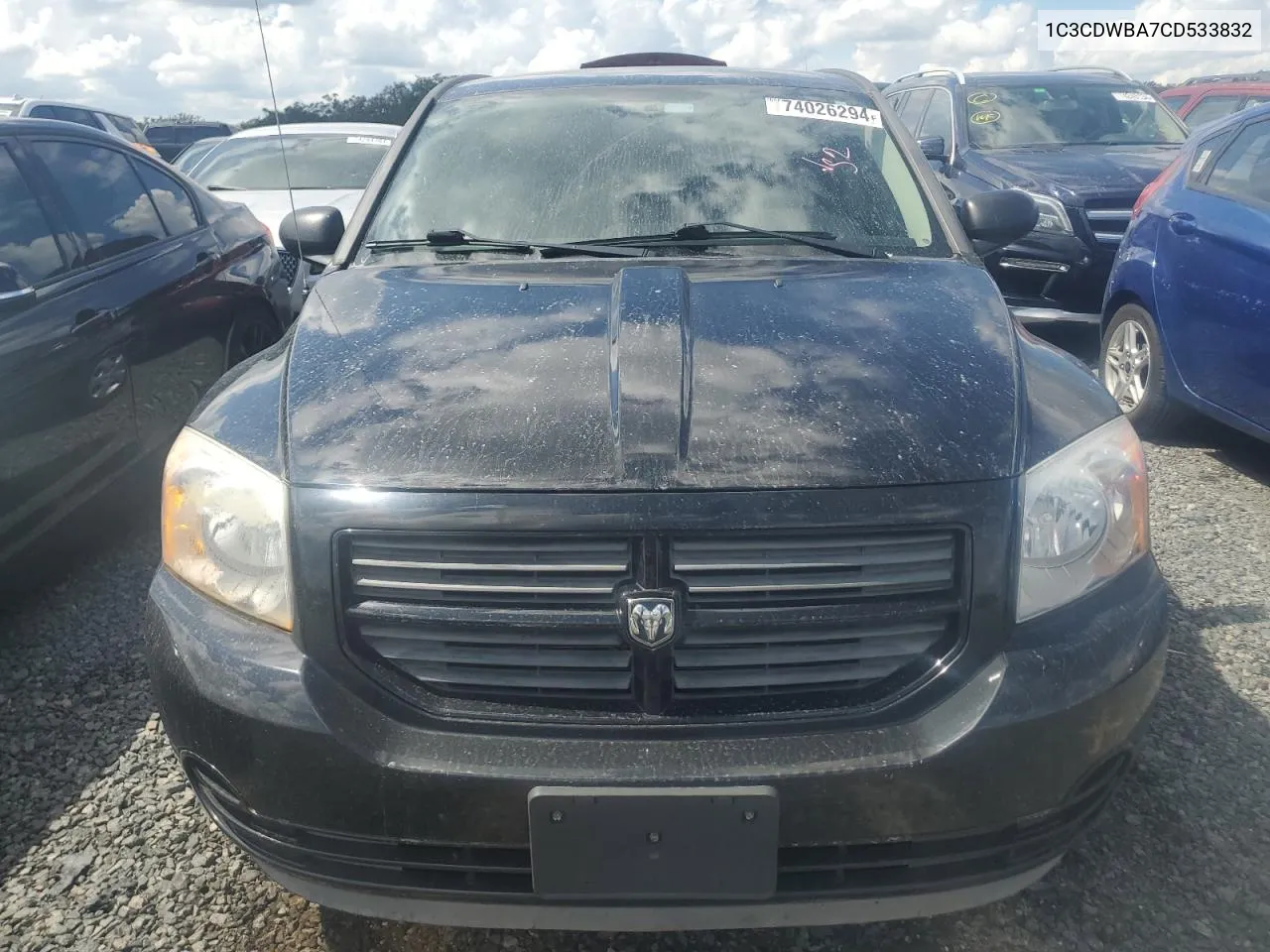 2012 Dodge Caliber Se VIN: 1C3CDWBA7CD533832 Lot: 74026294