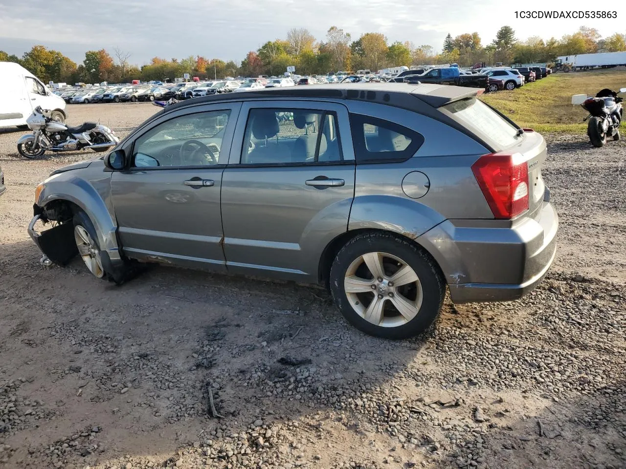 2012 Dodge Caliber Sxt VIN: 1C3CDWDAXCD535863 Lot: 76782864