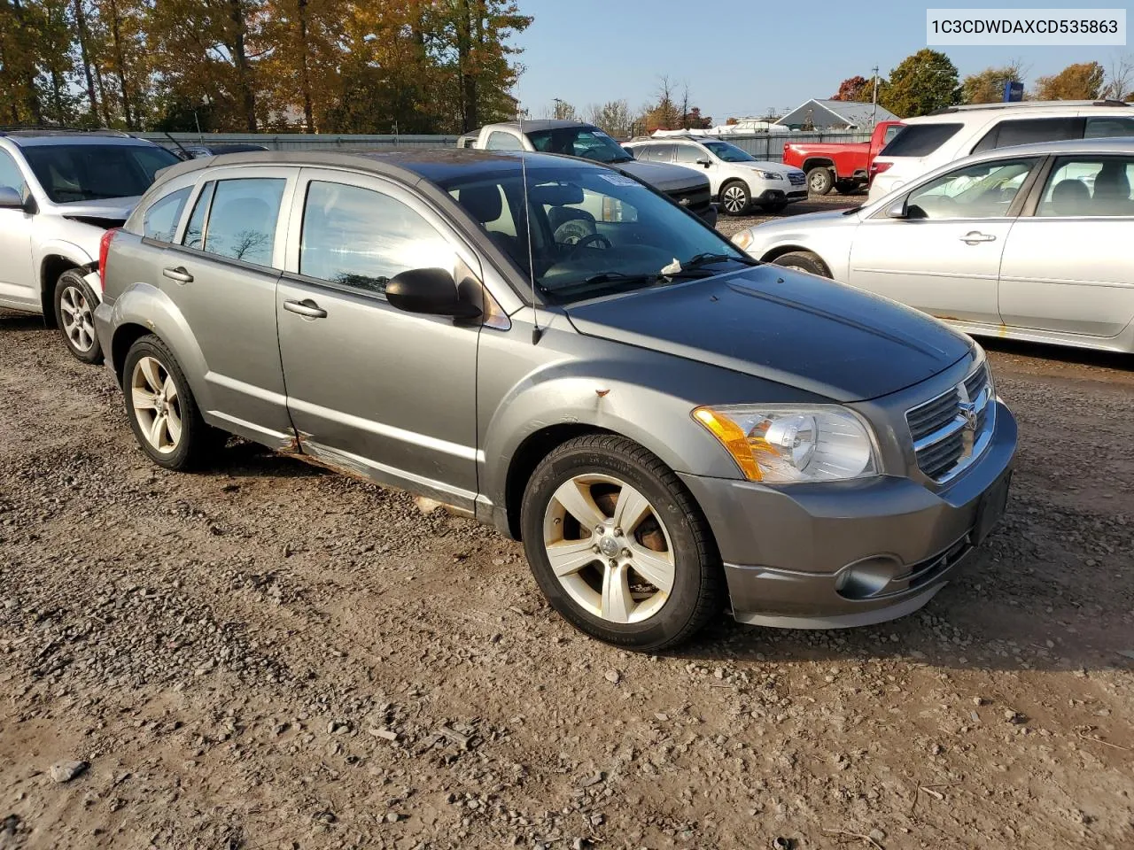 2012 Dodge Caliber Sxt VIN: 1C3CDWDAXCD535863 Lot: 76782864