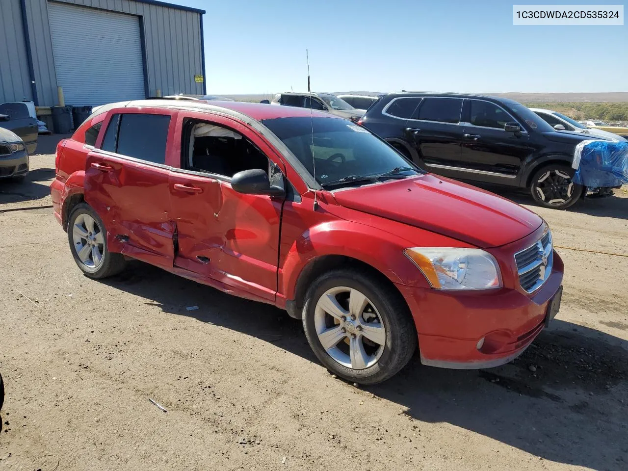 2012 Dodge Caliber Sxt VIN: 1C3CDWDA2CD535324 Lot: 77013344