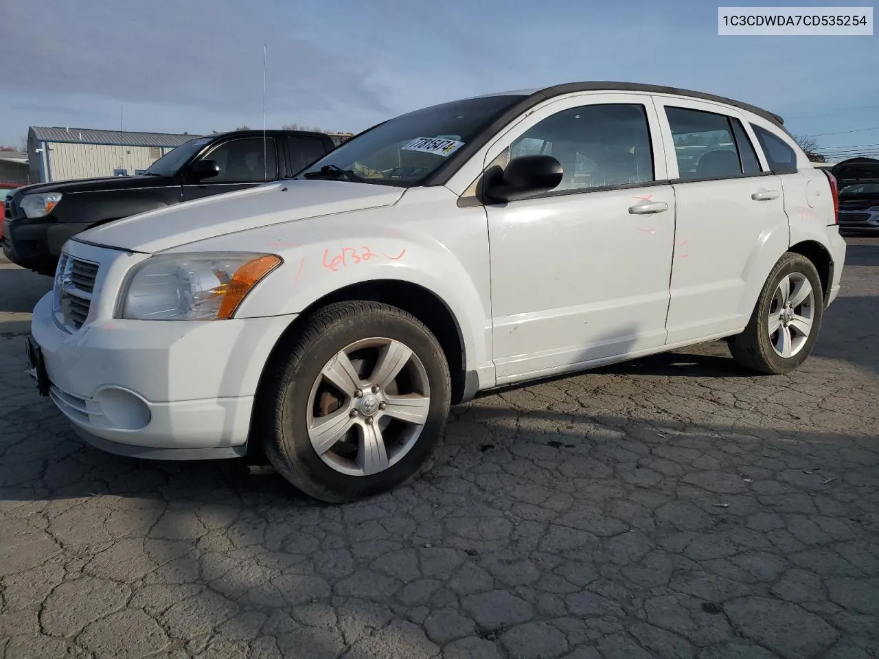 2012 Dodge Caliber Sxt VIN: 1C3CDWDA7CD535254 Lot: 77815474