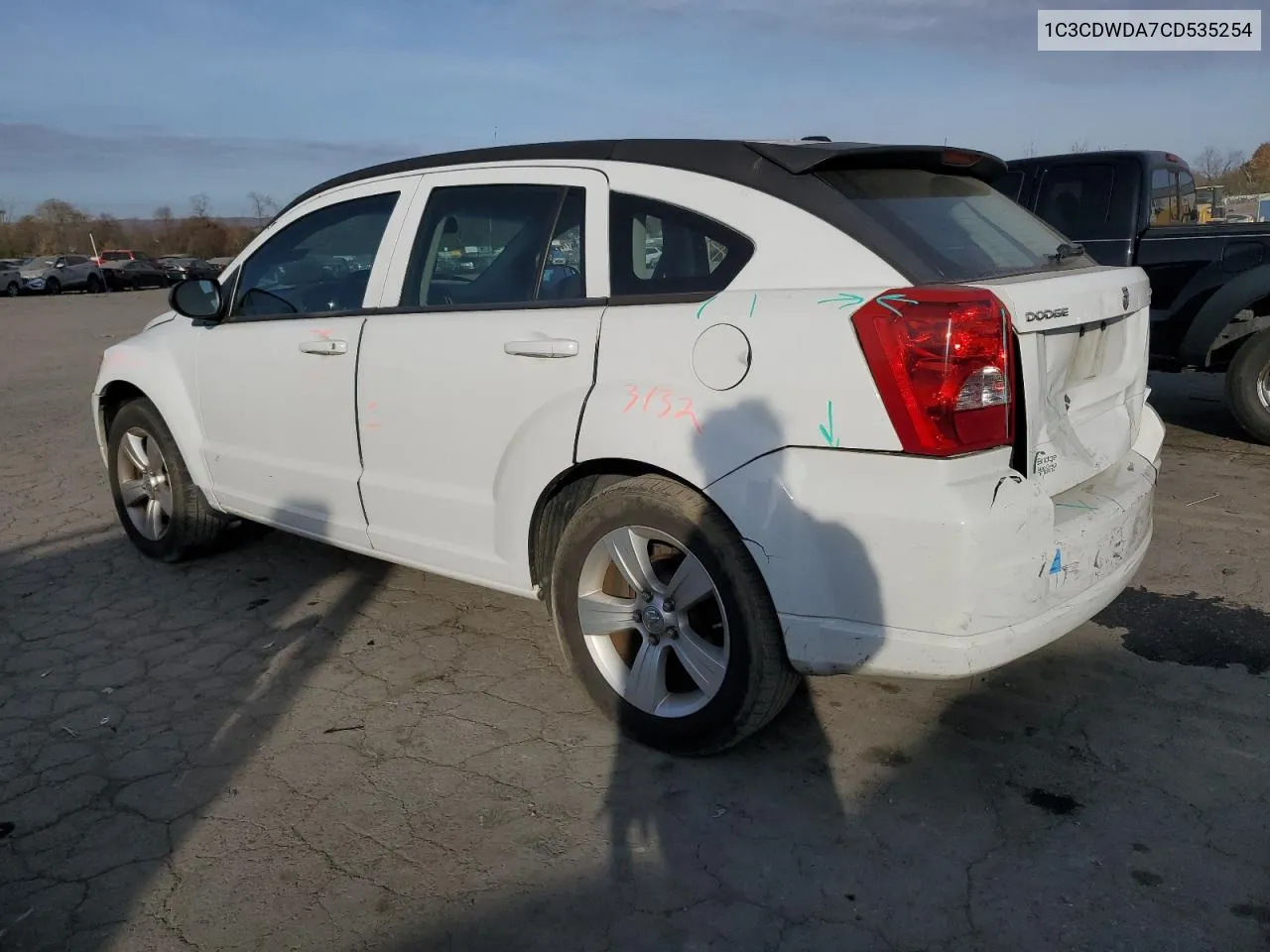 2012 Dodge Caliber Sxt VIN: 1C3CDWDA7CD535254 Lot: 77815474