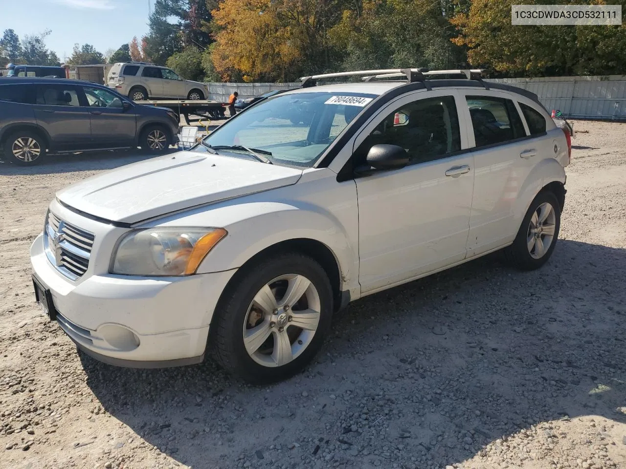 2012 Dodge Caliber Sxt VIN: 1C3CDWDA3CD532111 Lot: 78048694