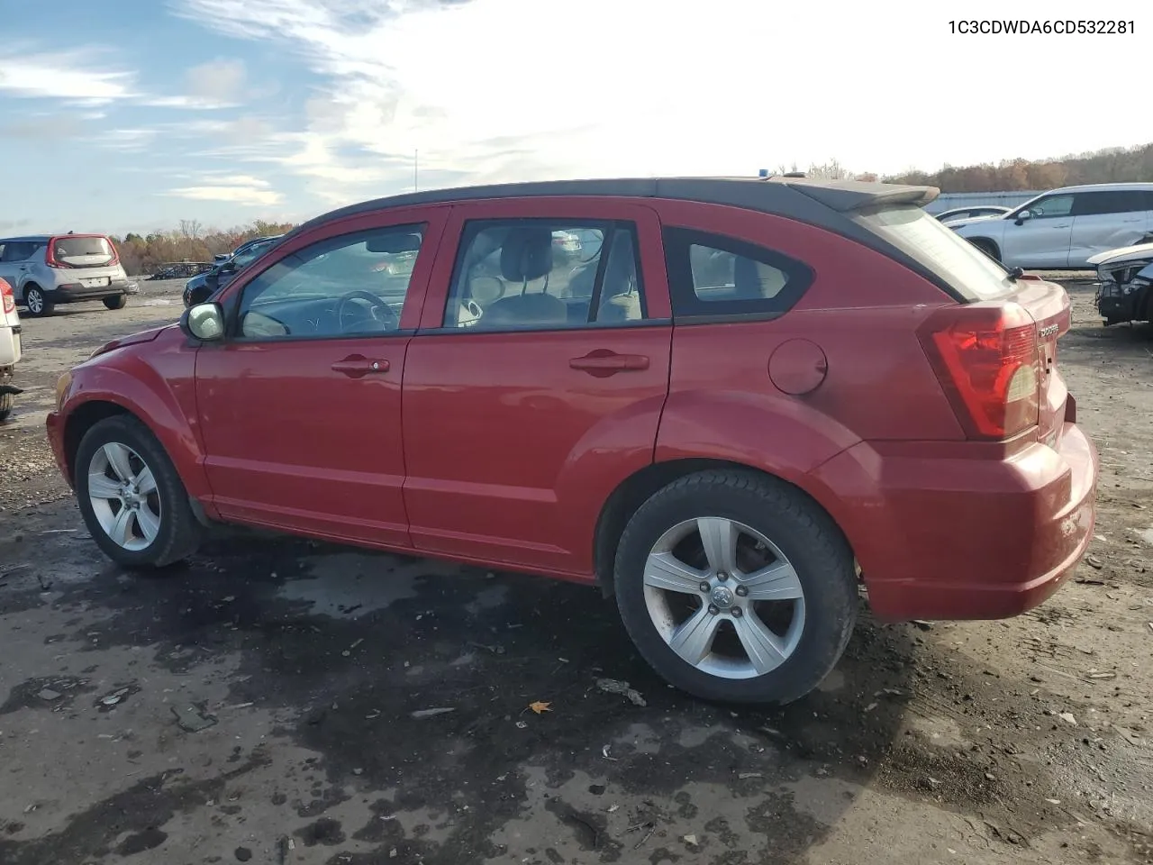 2012 Dodge Caliber Sxt VIN: 1C3CDWDA6CD532281 Lot: 80084984