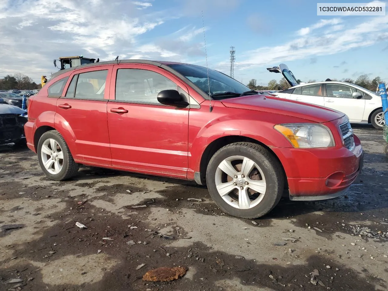 2012 Dodge Caliber Sxt VIN: 1C3CDWDA6CD532281 Lot: 80084984