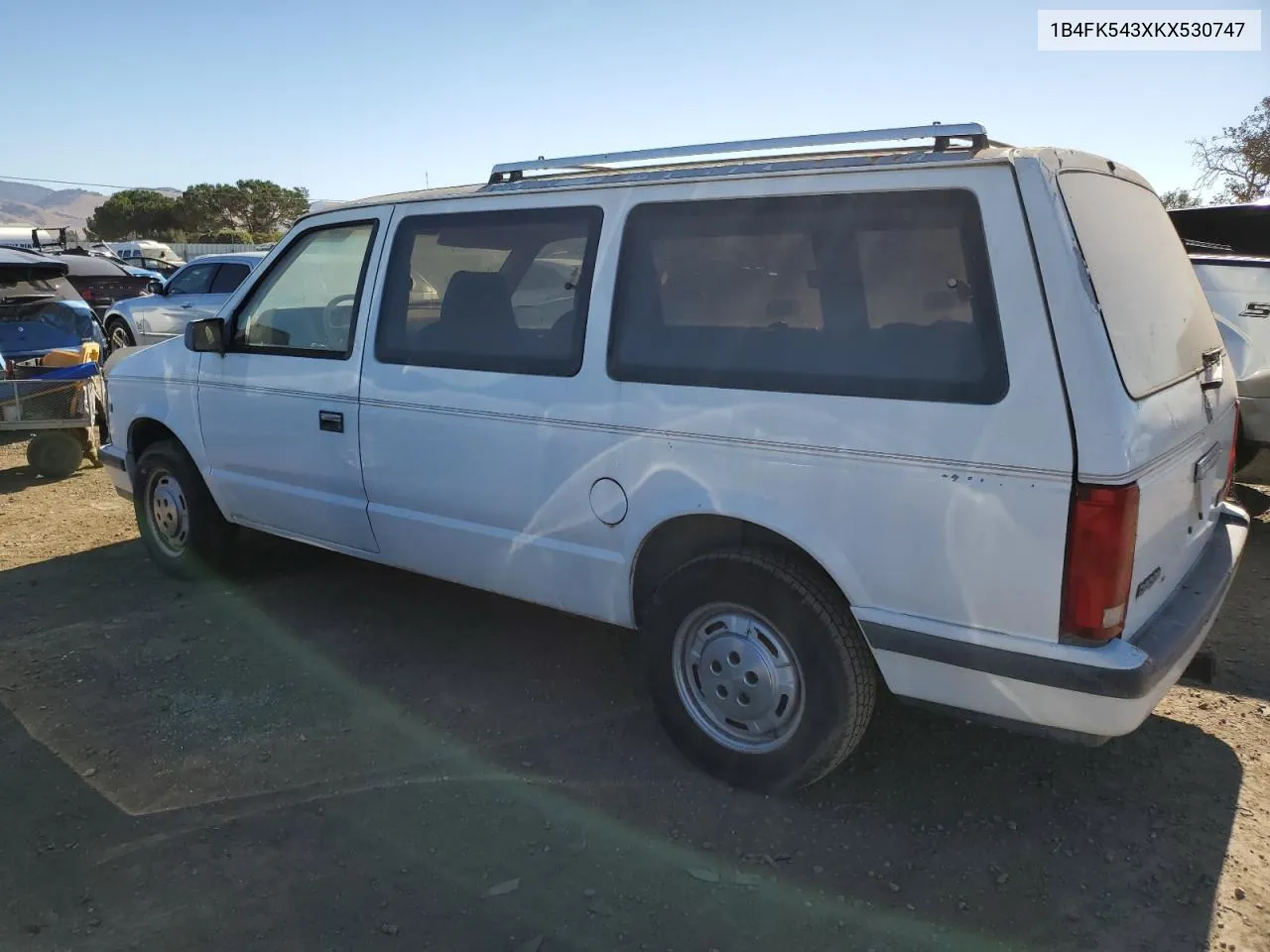 1989 Dodge Grand Caravan Le VIN: 1B4FK543XKX530747 Lot: 77608494