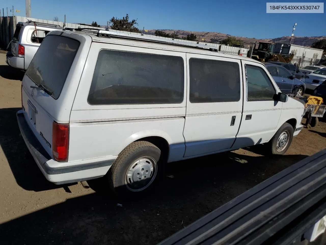 1989 Dodge Grand Caravan Le VIN: 1B4FK543XKX530747 Lot: 77608494