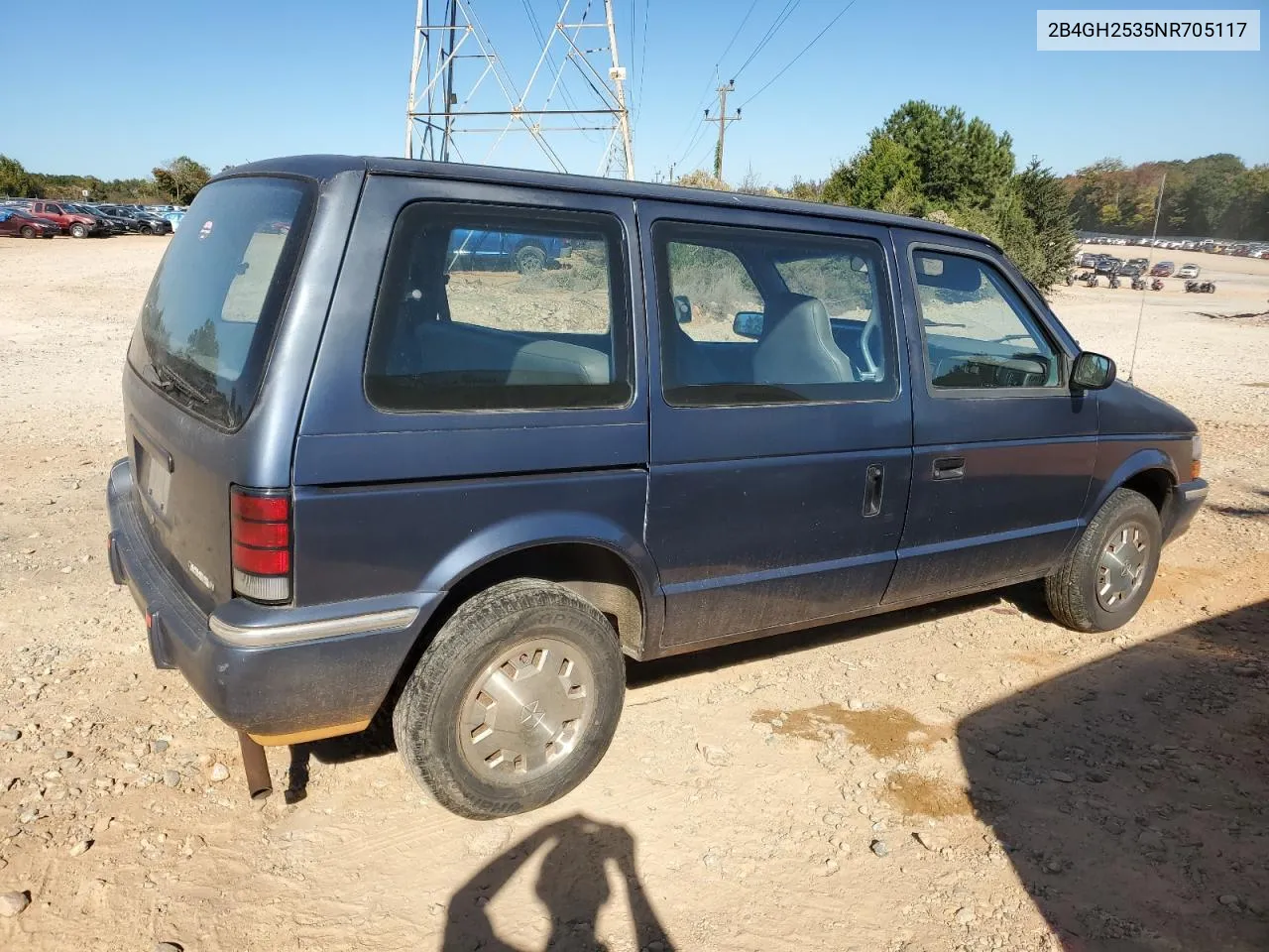 1992 Dodge Caravan VIN: 2B4GH2535NR705117 Lot: 77091264