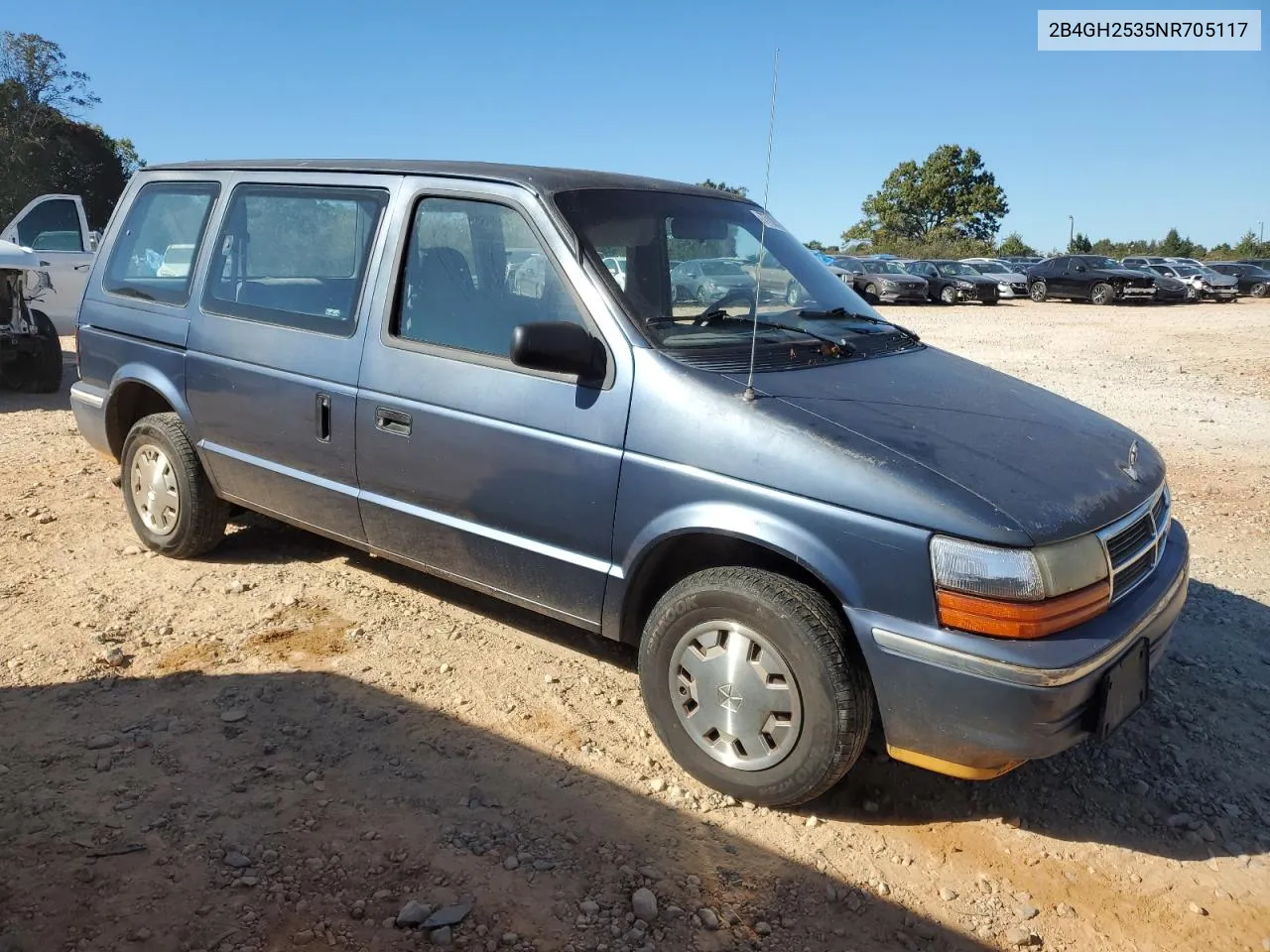 1992 Dodge Caravan VIN: 2B4GH2535NR705117 Lot: 77091264