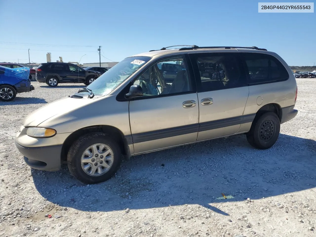 2000 Dodge Grand Caravan Se VIN: 2B4GP44G2YR655543 Lot: 42619794